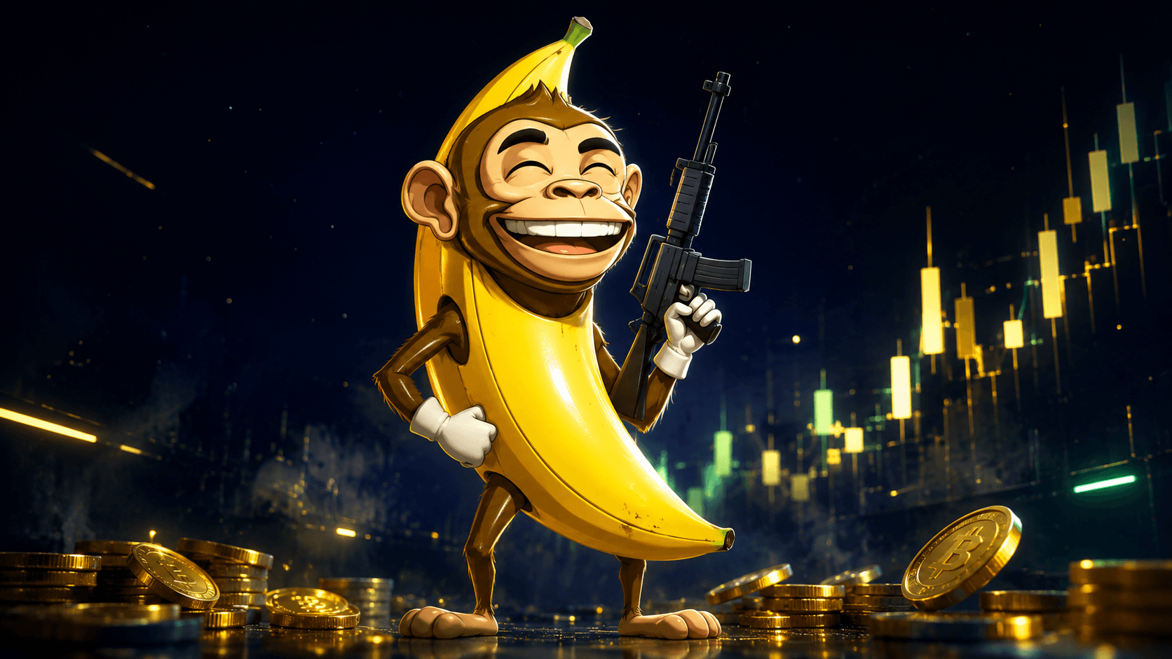 Banana Gun kullanim rehberi icin Banana Gun amblemi odakli kapak gorseli